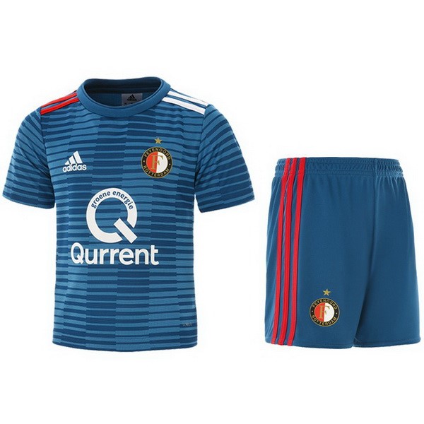 Camiseta Feyenoord Rotterdam Segunda equipación Niños 2018-2019 Azul